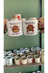 Shrek & Fiona Design Couple Mug Set - 200ml x 2