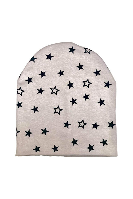 Double-Layered Star Baby Beanie - Soft Jersey Hat