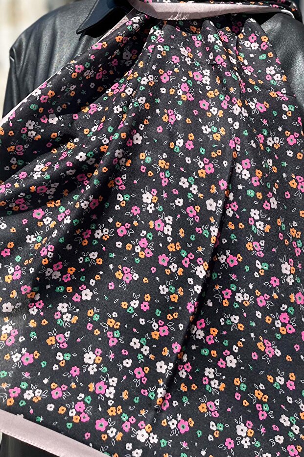 Fresh Cotton Shawl - Floral Pattern, Soft & Breathable