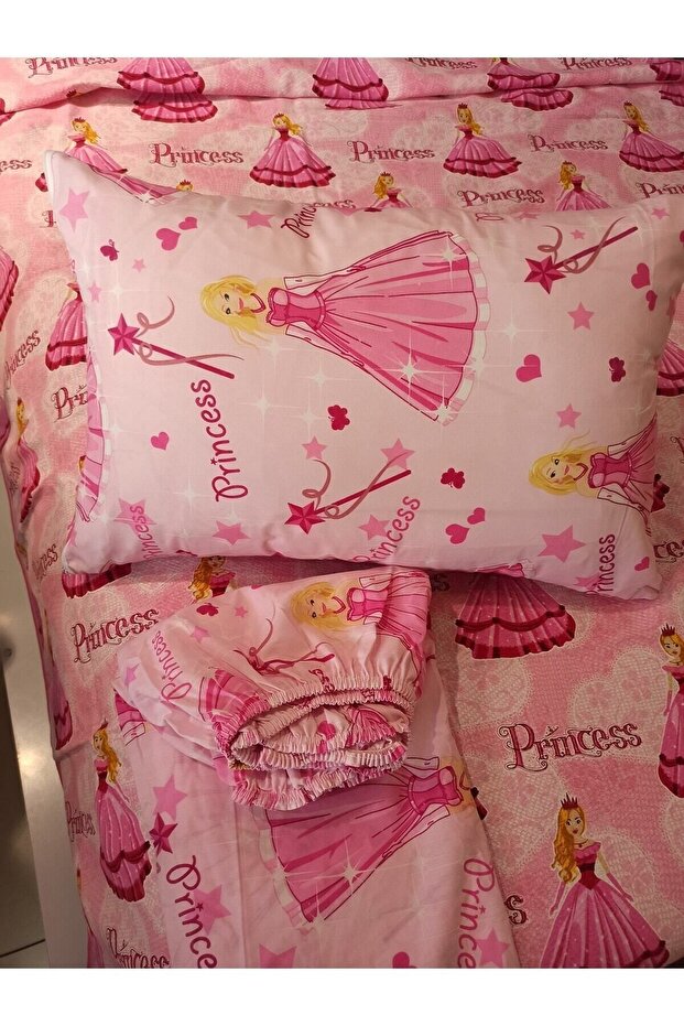 Princess Pattern Single 100% Cotton Pike Bedding Set