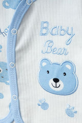 Baby Bear 3-delige rompertjeset voor pasgeborenen met muts en broekje (0-3 maanden)