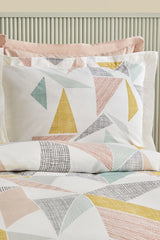Lenny Double Size 100% Cotton Pique Bedding Set