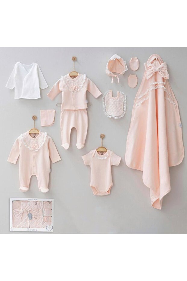 Organic Lace 10-Piece Newborn Hospital Exit Set - 0-3 Months