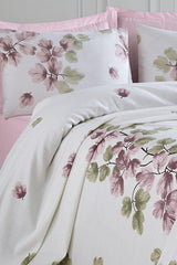 Double Pique Cover - Spring Floral Print, 100% Cotton