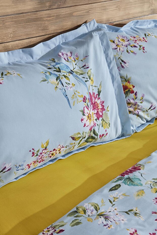 Jolie Single Duvet Cover Set - 100% Cotton Floral Design