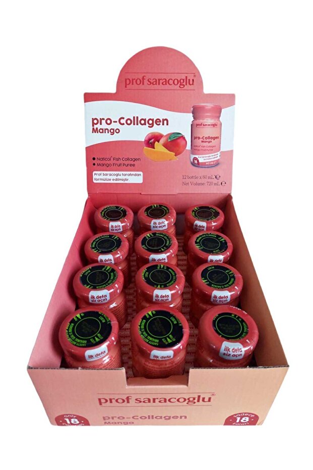 Pro Collagen Mango - 12 x 60ml Rybí kolagenové shoty