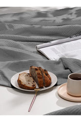 100% Organic Cotton Single Pike - Checkered Design 160x230 cm