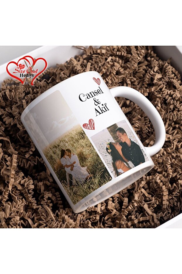 Personalized Photo & Name Mug - Custom Porcelain Cup
