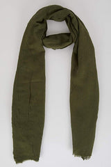 Women's Crushed Shawl - Basic & Trendy Everyday Style