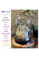 DIY Hand Casting Kit with LED Dome Display - Create Unique Keepsakes