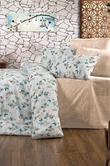 Double Size 4-Piece Cotton Blend Duvet Cover Set