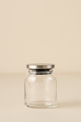 650ml Glass Storage Jar with Metal Lid for Kitchen & Pantry