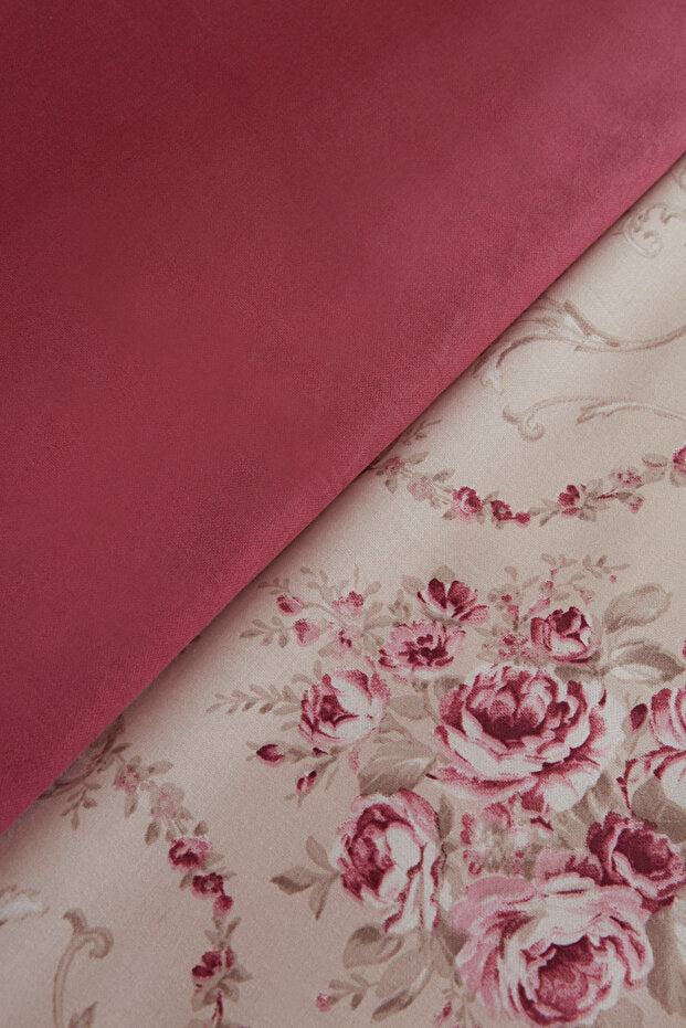 Mayron Double Crepe Floral Duvet Cover Set