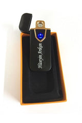 Personalized Fingerprint Touch USB Rechargeable Electronic Lighter