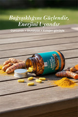 Tablettes Immun Collagène Curcumin - 30 Comptes pour l'Immunité