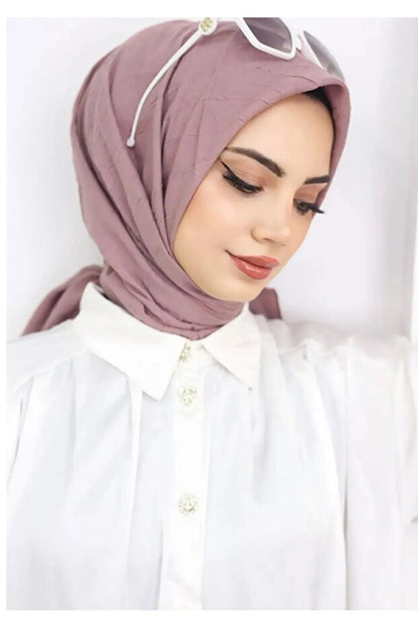 Women's Bamboo Crush Hijab Scarf - Soft Viscose
