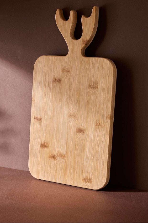 Bamboo Cutting & Serving Board - 38x20 cm Multi-Purpose