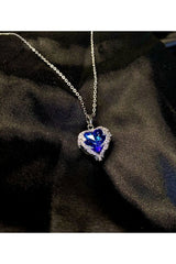 Heart Galaxy Steel Necklace - 53/55 cm