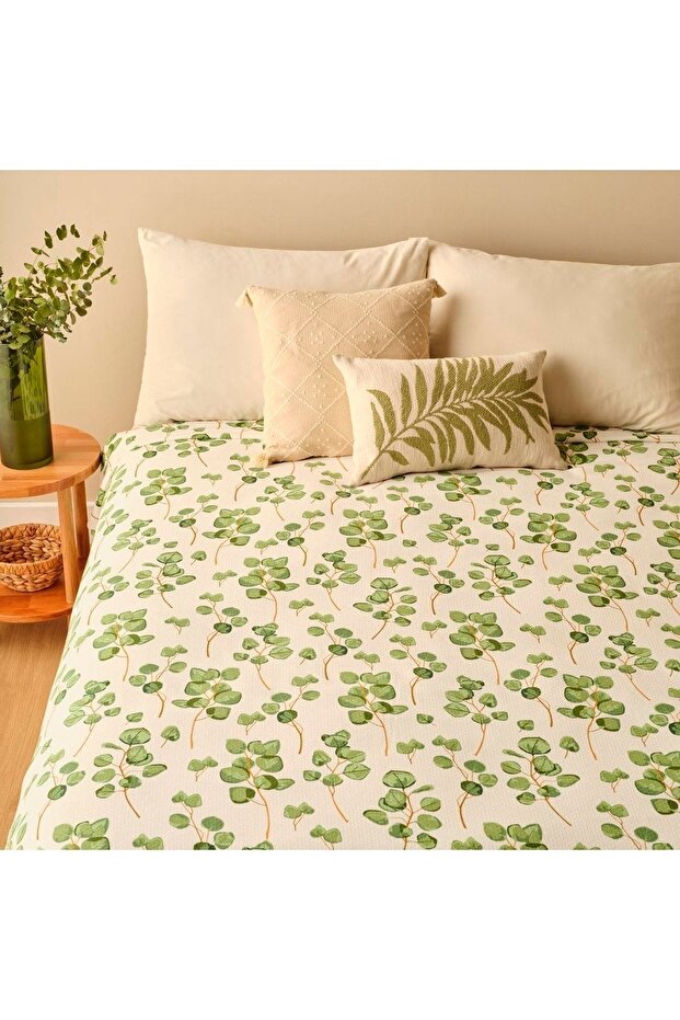 Eucalyptus Cotton Single Bedspread - 150x220 Cm