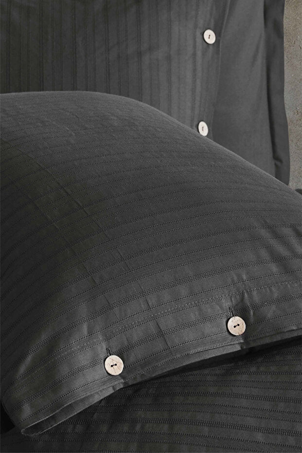طقم غطاء لحاف مزدوج قطن 100% - 200x220 سم بأزرار