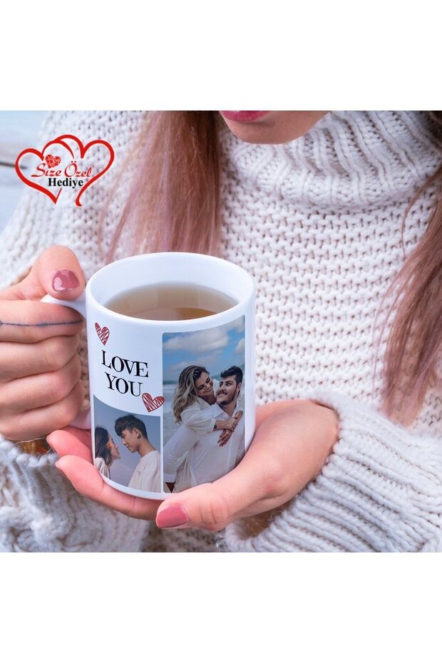Personalized Photo & Name Mug - Custom Porcelain Cup