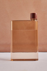 A6 Memo 350ml Flat Water Bottle - Motivational & Portable