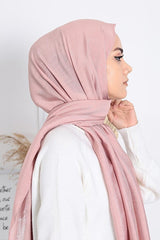 Janjan Evening Shawl - Dried Rose Pink