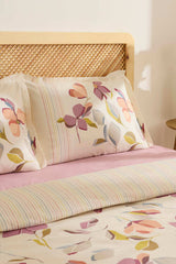 Piko Double Duvet Cover Set - Floral Design, 4-Piece