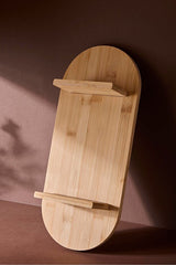 Bamboo Footed Serving Tray - 40x18 cm Multi-Purpose Design