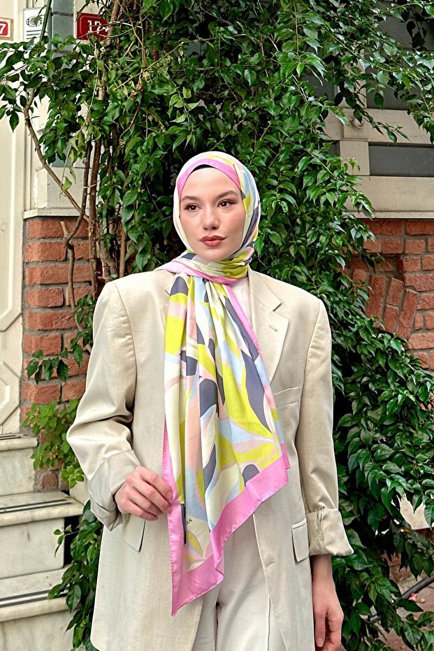 Nature Lilyum Soft Pink Cotton Shawl, No Ironing