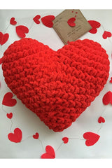 Alize Puffy Heart Pillow - Soft & Romantic Valentine's Gift