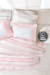 Ronit Double Pink 100% Cotton 4-Piece Pike Set