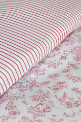 Versay Double Percale Duvet Cover Set - Pink, 100% Cotton