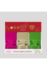 Traditional Turkish Sherbet Mix - 18 x 1.5L Servings, 3 Flavors, Sugar-Free