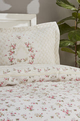 Sonya Double Duvet Cover Set - 100% Cotton Floral