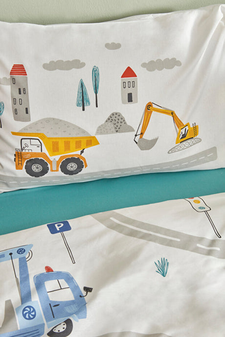 Young Race 100% Cotton Single Duvet Cover Set