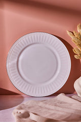 Elegant Opal Serving Plate with Roma Design - 25 cm