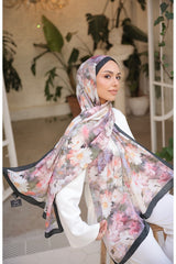 Patterned Bamboo Shawl - Soft, Stays Put
