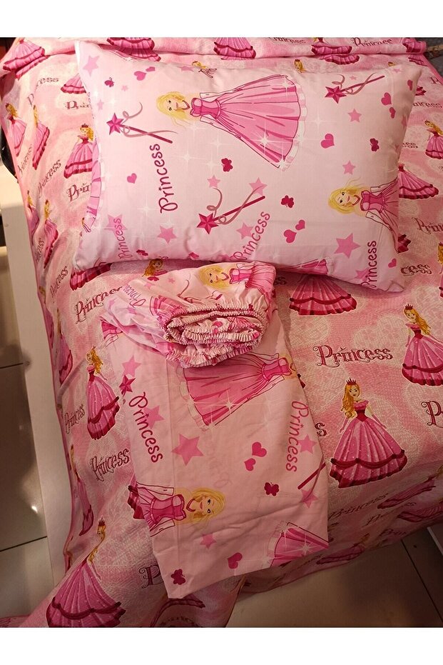 Princess Pattern Single 100% Cotton Pike Bedding Set