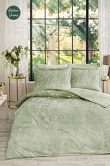 White Sakura Double Duvet Cover Set - 100% Cotton