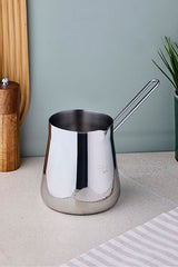 304 Stainless Steel Funnel Spout Coffee Pot - 1280ml