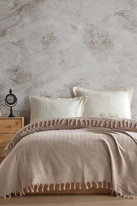 Double Size Cotton Pike - 200x230 cm, Soft & Breathable