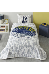 Fenerbahce Single Cotton Pike Bedding Set - 3 Piece Official Licensed