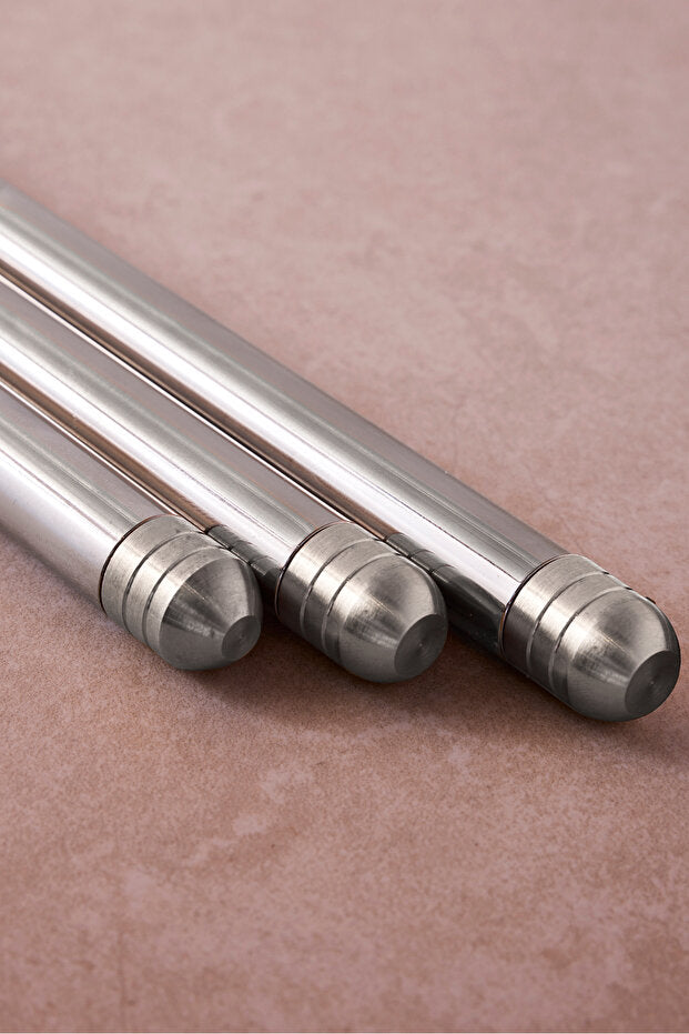 85 cm Professional Stainless Steel Rolling Pin - Non-Stick Dough Roller