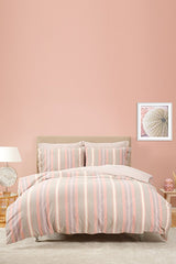 Arlo Terracotta Double Duvet Cover Set - 4 Pieces