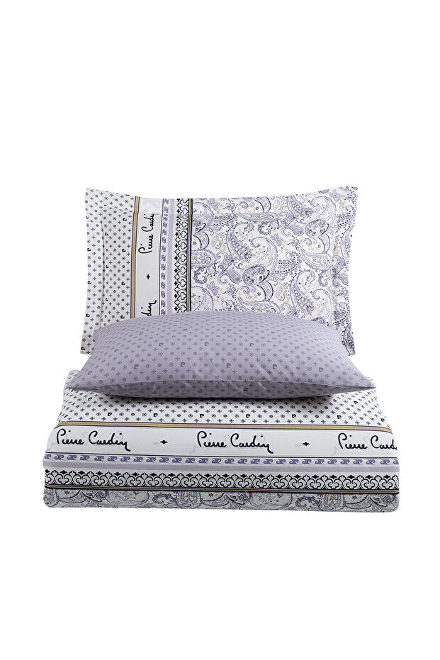 Ranforce Double Duvet Cover Set - Etnic Indigo Cotton