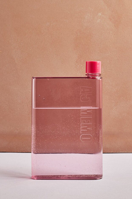Sahara A5 Memo Bottle - 450ml Slim & Motivational Water Bottle