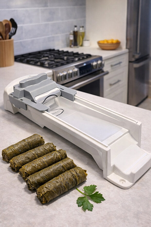 3-Stage Adjustable Grape Leaf Rolling Machine - Practical Dolma Maker