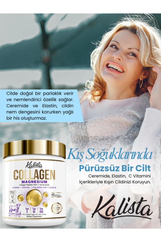 Prašek s peptidy - Hořčík, HA, Elastin - 40 porcí