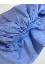 Bouquet Blue Doppelbett-Bettwäsche-Set – 4-teiliges Komfort-Set